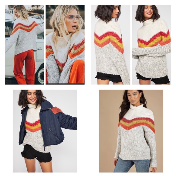 Free People Turn Around Tunic Sweater.  NWT. - Picture 2 of 8